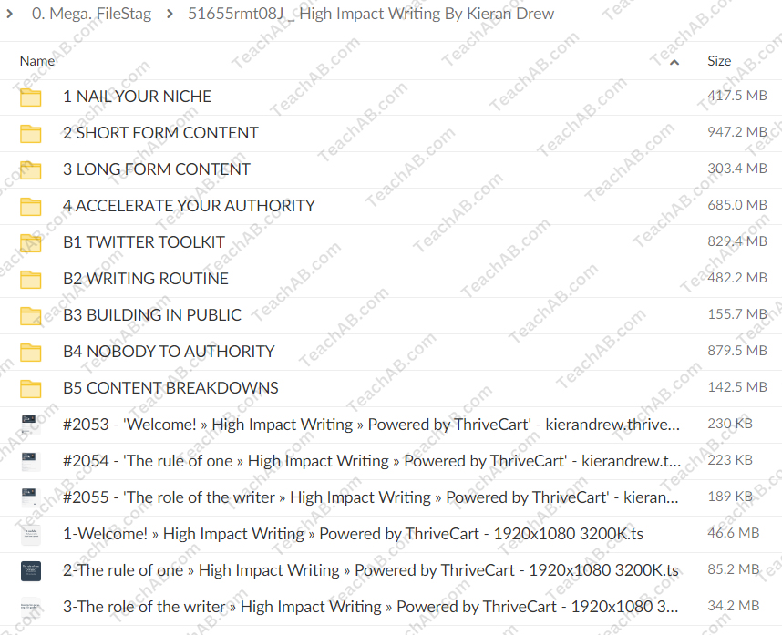 51655rmt08J High Impact Writing By Kieran Drew