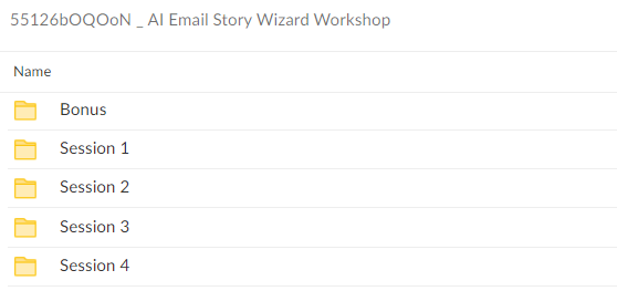 AI Email Story Wizard Workshop By Bill Mueller