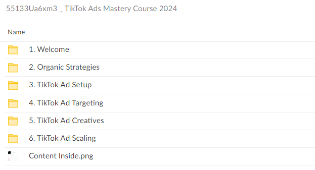 TikTok Ads Mastery 2024 By Chase Chappell