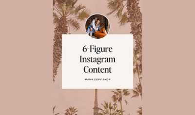 6 Figure Instagram Content By Haley Madison Maha Copy