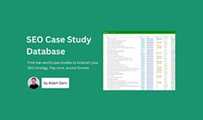 SEO Case Study Database 2023 - Identify and validate opportunities in minutes