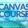 Alcohol Ink on Canvas Course By Jenna Webbart