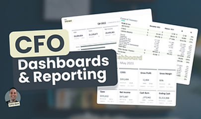 CFO Excel Dashboard And Reporting By Josh Aharonoff