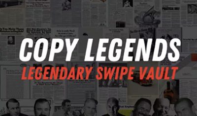 Complete Copy Legends Swipe File Vault+Upsells By Matt Bockenstette