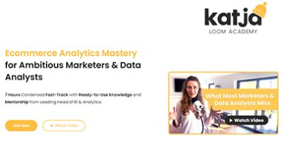 Ecommerce Analytics Mastery By Katja Loom Academy