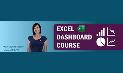 Excel Dashboard Course By Mynda Treacy