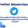 Twitter Masterclass Recordings By Cold Email Wizard