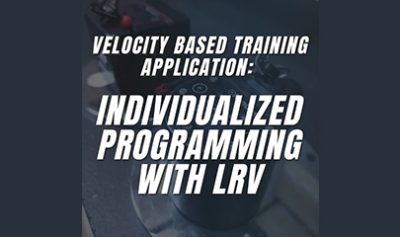 Velocity Based Training Application