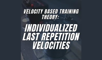 Velocity Based Training Theory