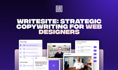 WriteSite - Strategic Copywriting for Web Designers By Damian Vallelonga - Flux Academy