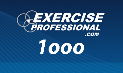 1000 (currently 15 hours): The Perspectives and Thought Processes of an Exercise Professional By Exercise Professional