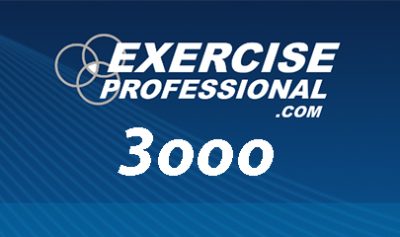 3000 (currently 30 hours) By Tom Purvis - Exercise Professional