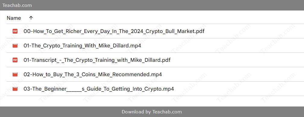 Crypto Training by Justin Goff Free Download