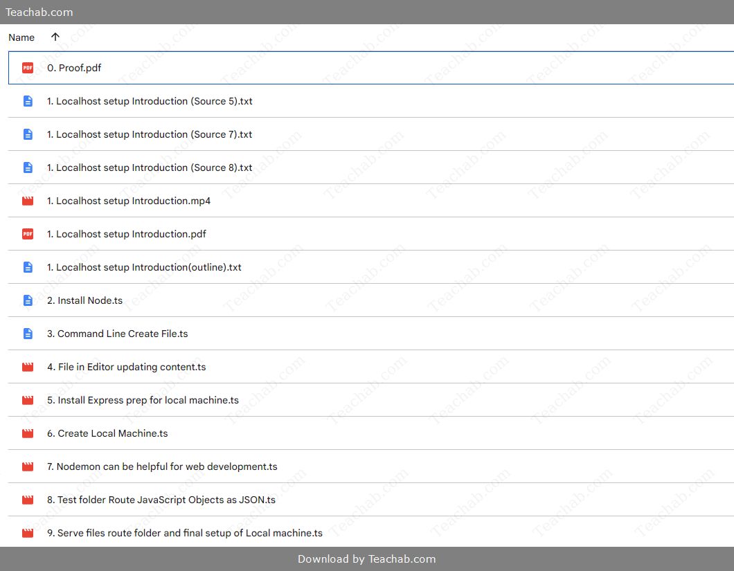 LocalHost easy setup Node and Express By Stone River eLearning Free Download