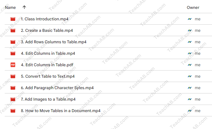 InDesign Tables By Jason Hoppe Free Download