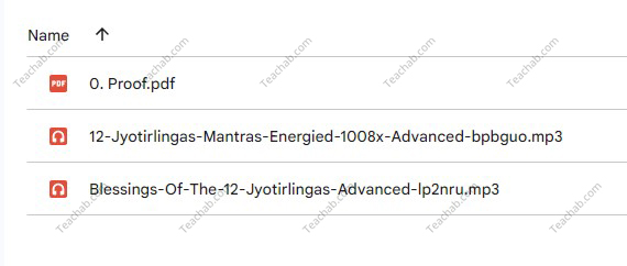 12 Jyotirlingas Mantra Energised + Blessings (Advanced) 2 Files by Spirituality Zone Free Download