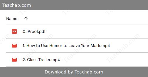 Using Humor to Make Your Mark By Kevin Hart Free Download