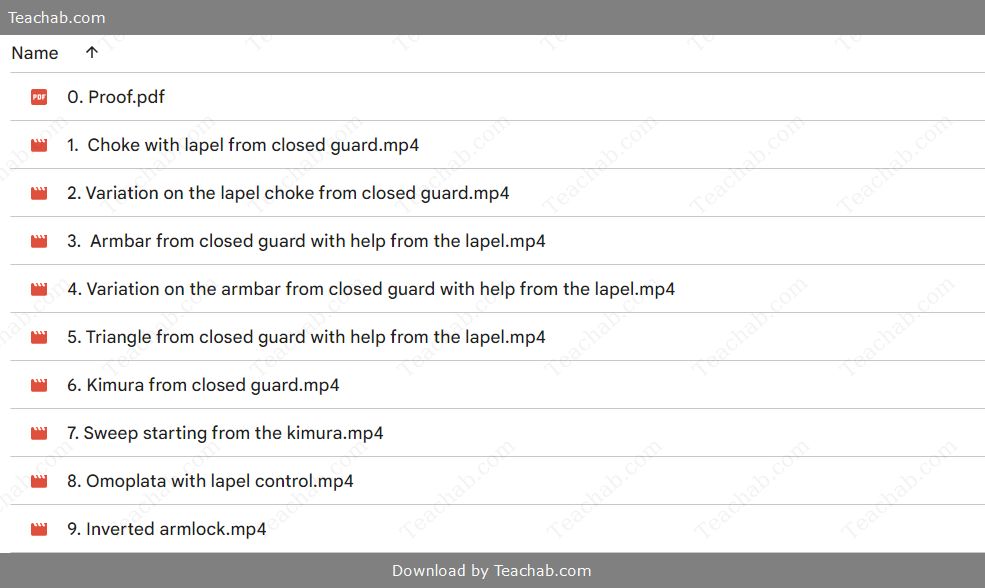 Lapel Attacks by Robson Gracie Free Download