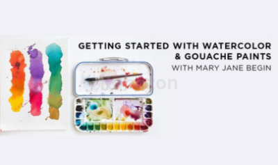 Getting-Started-with-Watercolor-&-Gouache-Paints-By-Mary-Jane-Begin-free-download