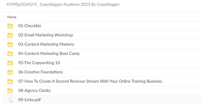 Copyblogger Academy 2023 By Copyblogger Free Download