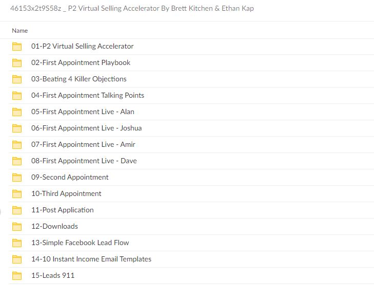 P2 Virtual Selling Accelerator By Brett Kitchen & Ethan Kap Free Download